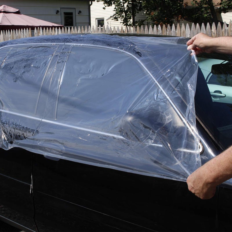 ArmorDillo High Tack Collision Wrap Free Utility Knife 3 Mil 3-Ply Self Adhesive Crash Wrap for Cars, Collision, Towing, Salvage & Auto Repair, Heavy Duty 60 Day UVI Protection - 36" x200ft - Image 1